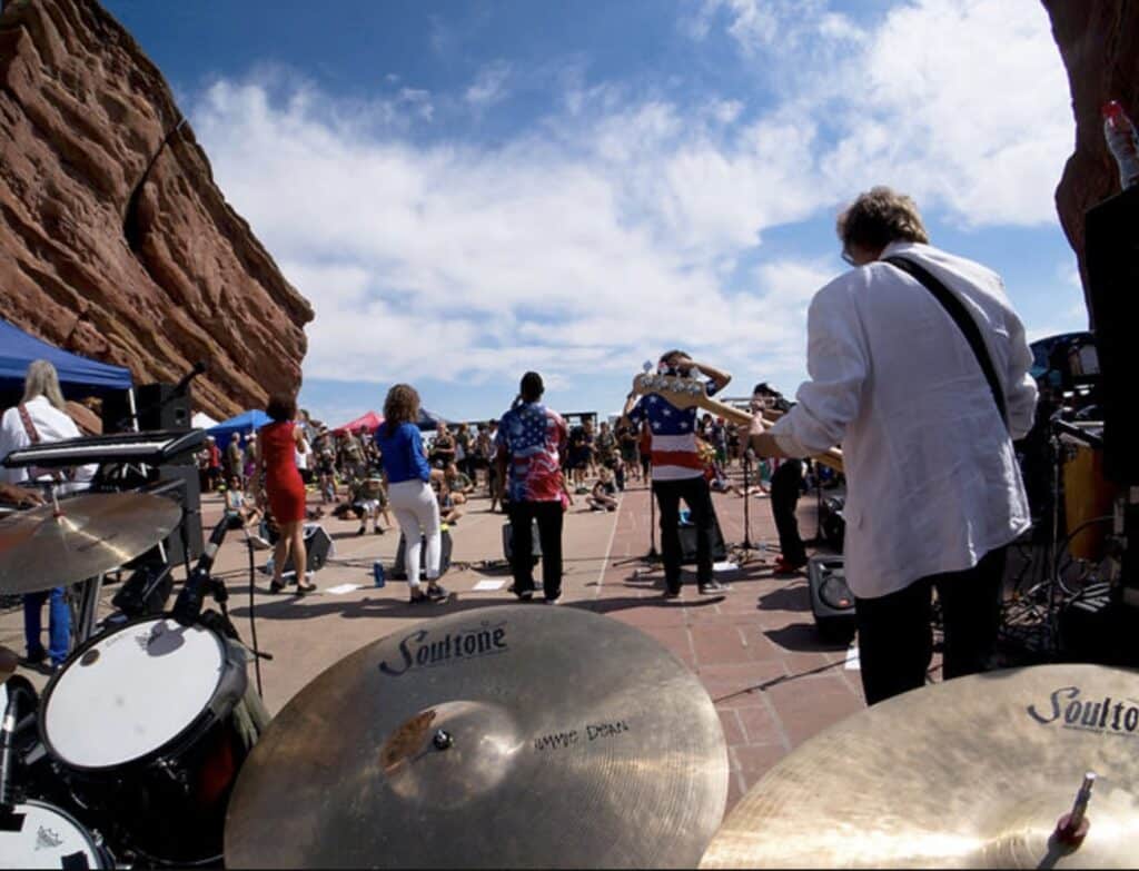 party bands with red rocks